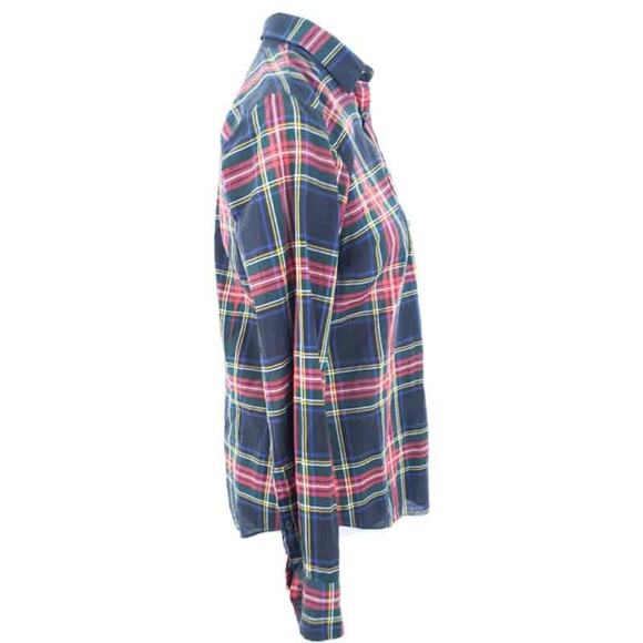 J. CREW Factory Perfect Fit Tartan Plaid Button Down Shirt Small Long Sleeve - Picture 6 of 8